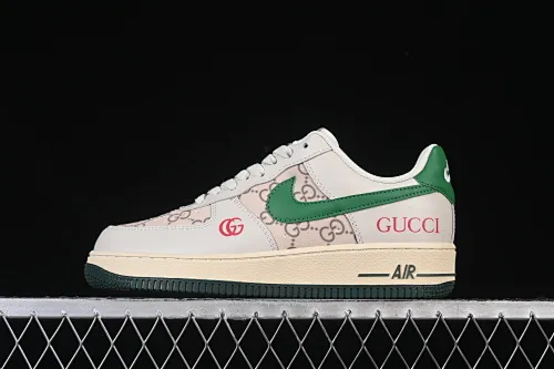 All categories Nk Air Force 1 Air Force series Nk Air Force 1 Low Air Force low-top Nike Air Force 1'07 Low Gucci joint gray-green hook Air Force 1 low-top casual sneakers AH8462-003